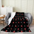 thumbnail image 1 of Blanket Strawberry Throw Blanket Throw 50X60 Strawberry Decor Fleece Blanket, 1 of 5