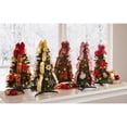 thumbnail image 6 of BrylaneHome 2 Ft Fully Decorated Pre-Lit Tabletop Pop-Up Christmas Tree with 30 Warm Lights & Included Stand, Collapsible, Easy Assembly, 6 of 6