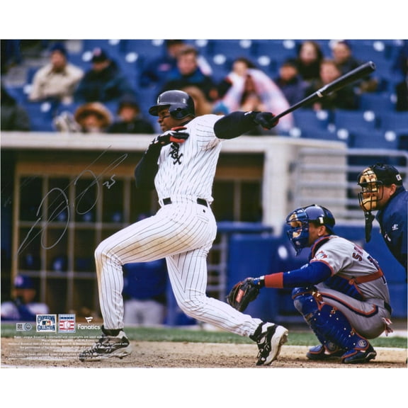 Frank Thomas Chicago White Sox Autographed 16" x 20" Hitting Photograph - Fanatics Authentic Certified
