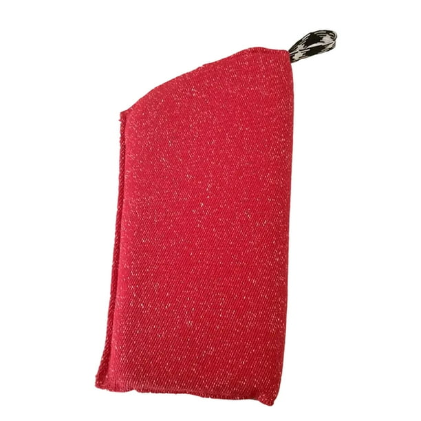 Manga de mordida para perros, juego interactivo, protector, resistente, equipo de entrenamiento para morder. blanco rojo