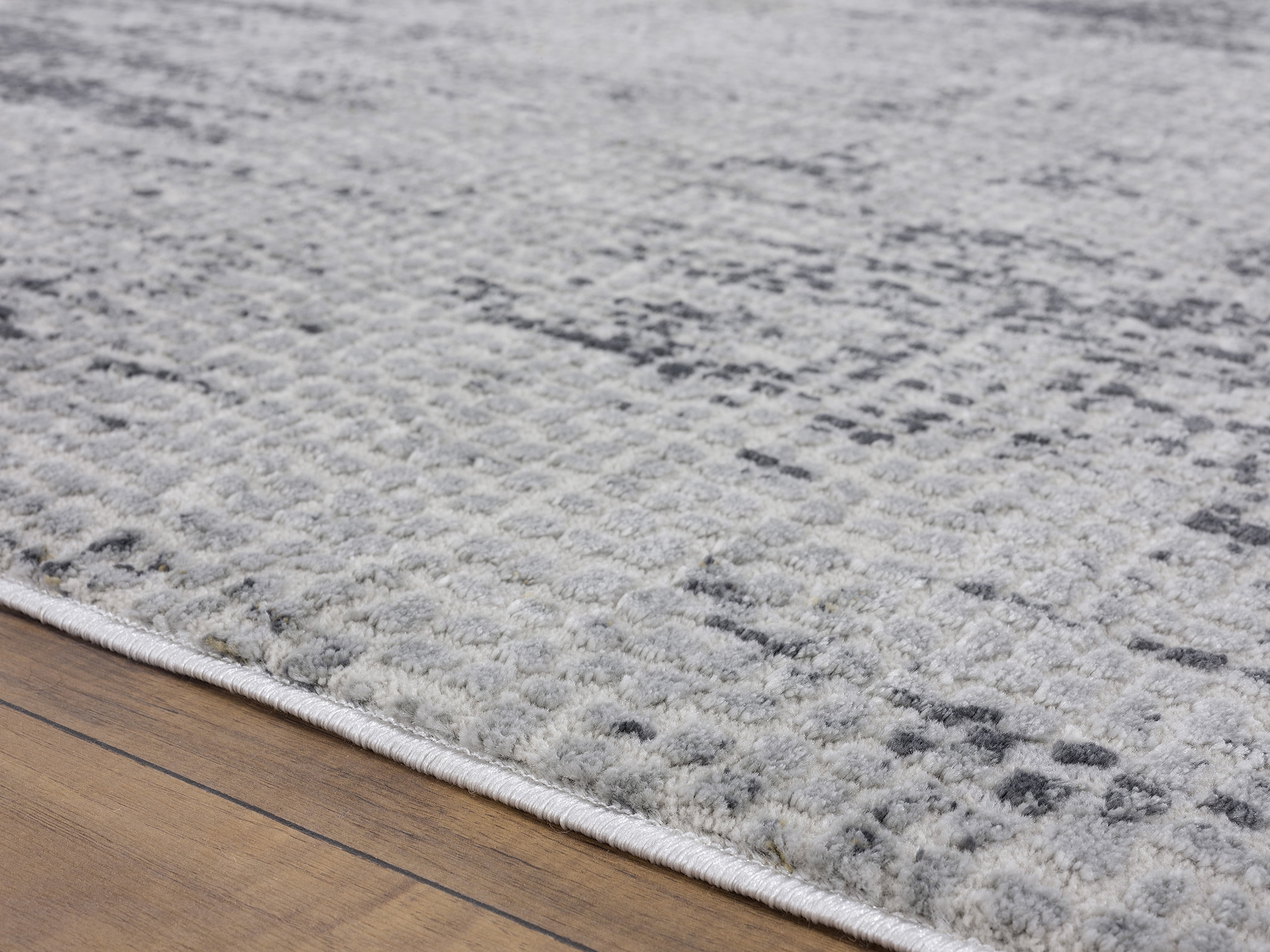 United Weavers Evolution Erebus Transitional Abstract Round Area Rug, Grey, 7'10" x 7'10"