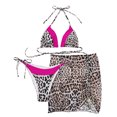 thumbnail image 2 of Neinkie Maillot de Bain 3 Pcs pour Femme, Bikini Triangle, Ensemble de Maillot avec Jupe par-Dessus, 2 of 7