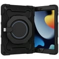 thumbnail image 2 of Dteck Case For iPad 10.2" 9th/8th/7th Gen,Shockproof Rubber Hybrid PC Hard Case Folding Handle Stand Heavy Duty Protective Cover for iPad 10.2-inch,Black, 2 of 9