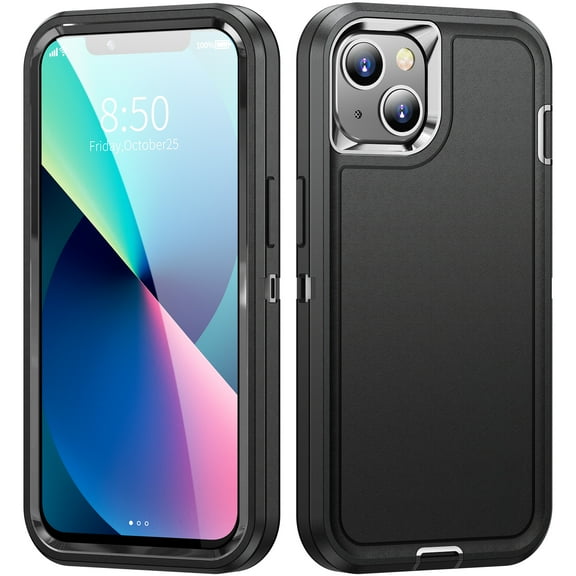 for iPhone 11 Ultra Slim Phone Case, Hybrid Hard PC Back Silicone EVA Shockproof Protective Dustproof Non-Slip Heavy Duty Rugged Phone Case Cover for iPhone 11, Black