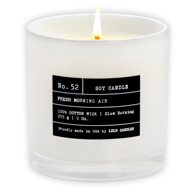 Candle Lulu Candles Fresh Morning Air con aroma a soja, 265 ml