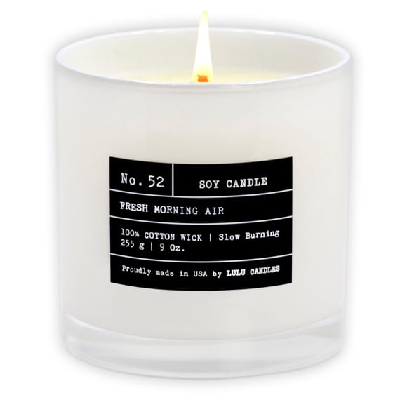 Candle Lulu Candles Fresh Morning Air con aroma a soja, 265 ml