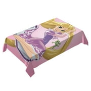 Tangled Rapunzel Princess themed square tablecloth 54 * 72 inches durable stylish