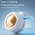 thumbnail image 2 of Portable Silent Mini Bladeless Clip-On Fan, USB Rechargeable, Adjustable 3-Speed Fan for Shirt, Waist, Travel, Outdoor, Office, Travel Accessories, Gift, 2 of 7