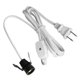 thumbnail image 1 of Cable eléctrico Uxcell listado por UL, SPT-1, extremos pelados listos para cablear, blanco, 1 of 5