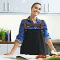 thumbnail image 2 of Adjustable Waterproof Oil-Resistant Kitchen Apron with Pocket for Cooking, Baking, and Cleaning, Comfortable and Easy to Clean, Unisex Design, 2 of 6