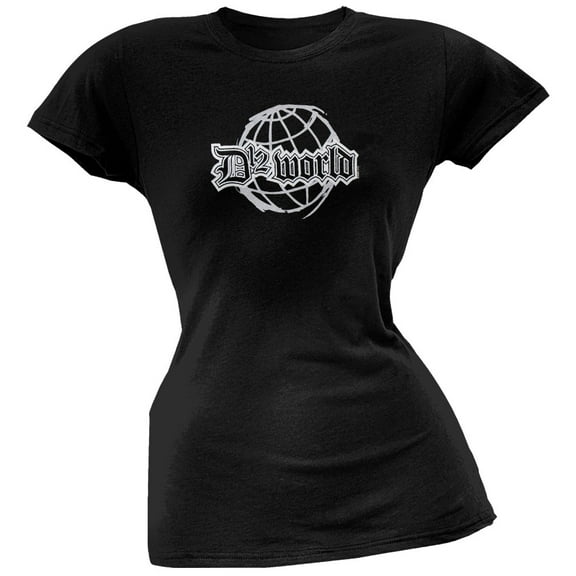 D12 Women's Juniors Globe Short Sleeve T Shirt