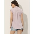 thumbnail image 4 of Camisa A Cuadros Allegra K Con Cuello Abotonado XL, 4 of 5
