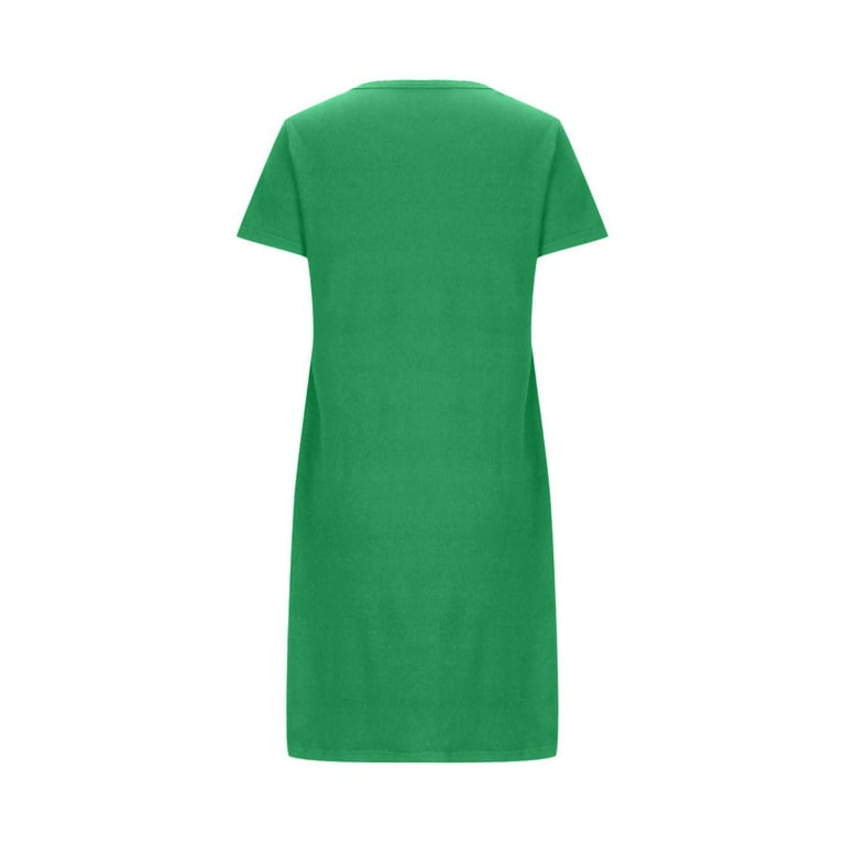 emerald green t shirt dress All-Day Comfort T-shirt Dress main image 0