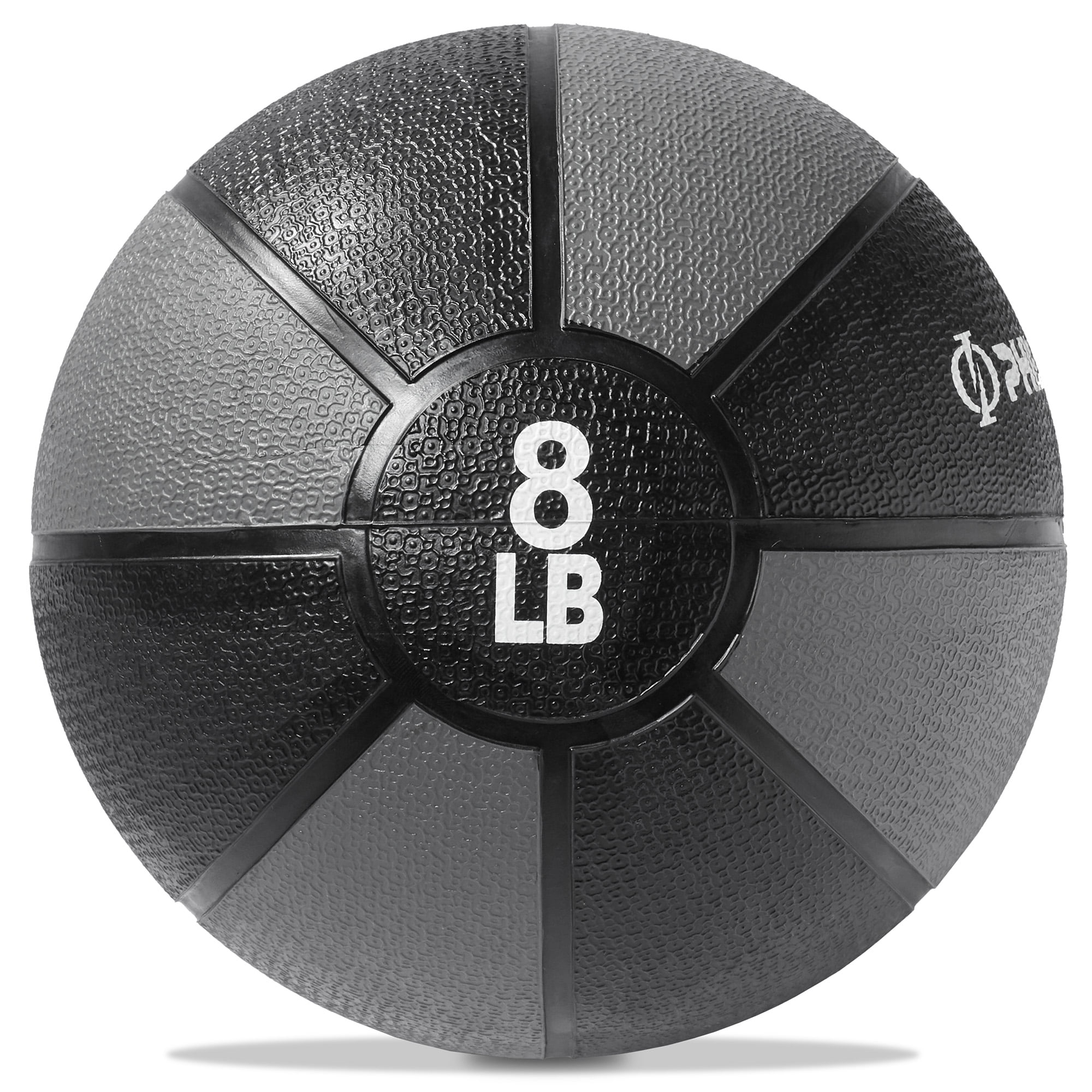 Philosophy Gym Medicine Ball, 8 LB - Weighted Fitness Non-Slip Ball