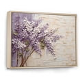 thumbnail image 2 of Designart "Melody Of Blooming Lilacs V" Lilacs Floater Framed Canvas Wall Art, 2 of 5