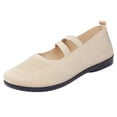 thumbnail image 2 of DIVVce Knit Mary Jane Ballet Flats For Women Closed Round Toe Slip On Comfort Casual Office Footwear, 2 of 8