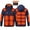 Blue, variant on Men Coats Fall Mens Jacket Hooded Long Sleeved Zipper Pocket Outerwear Solid Color Warm Jacket Loose Fit Anniversary Tops Blue