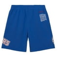 thumbnail image 3 of Men's Mitchell & Ness Royal Philadelphia 76ers Team Origins Fleece Shorts, 3 of 5