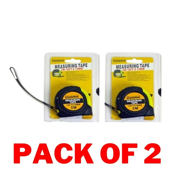 FamilyMaid Measuring Tape 6 ft. x 19 mm Pack of 2
