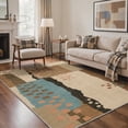 thumbnail image 5 of GENIMO 2'x3' Entryway Rug, Machine Washable Non Slip Low Pile Area Rug for Front Door Kitchen Bathroom, Clean Minimalist, Muted Earth, 5 of 6