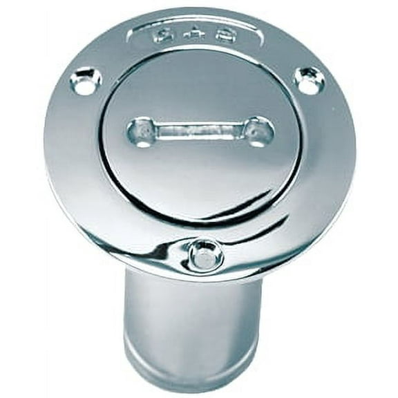 Perko 0520DPDCHR Chrome Plated Bronze Diesel Deck Fill for 1-1/2" Hose