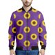 thumbnail image 3 of Chaqueta con cremallera y estampado de girasoles y plantas multicolor para hombre, sudaderas con estampado floral en 3D, chaquetas de calle de manga larga de gran tamaño, 3 of 5