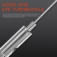 thumbnail image 3 of CIMAXIC 5pcs Professional Hook and Eye Turnbuckle Cable Guide Hook Wire Rope Accessories,2.44"X0.67"X0.35", 3 of 5