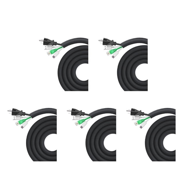 5X Protector de Cables para Perros y Gatos de 10 Pies, para Cables para una Fácil Gestión de Cables, los Cables de las Mascotas Que Mastican 1/2 Pulgada