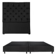 thumbnail image 1 of Box Base Cama King Size + Cabecera Capri Negro, 1 of 8