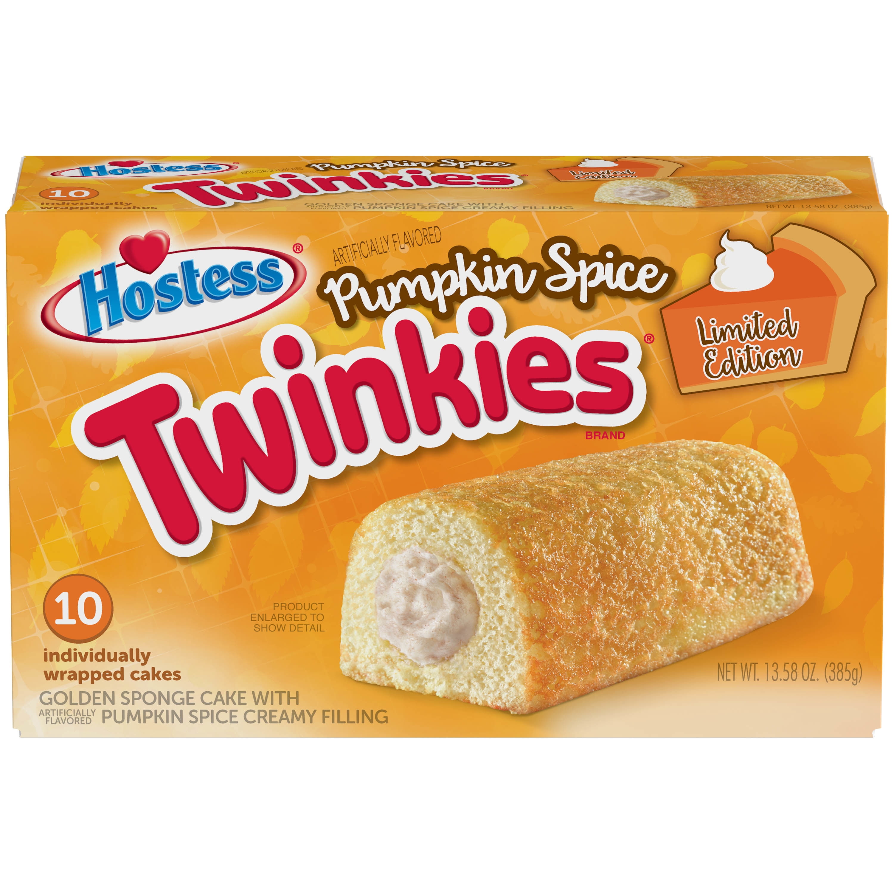 HOSTESS Pumpkin Spice Flavored TWINKIES, 10 count, 13.58 oz
