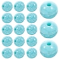 thumbnail image 1 of 100Pcs Sky-Blue Acrylic Round Beads For Jewelry Making Diy Projects, 1 of 8