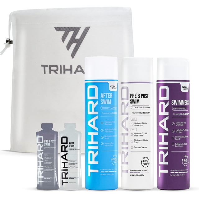 Champú y acondicionador eliminador de cloro Trihard de Swimmer's Bundle
