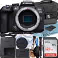 thumbnail image 1 of Canon EOS R10 Cámara Mirrorless cuerpo con Vídeo 4K Tarjeta de Memoria SanDisk de 128GB Estuche Paquete de Accesorios ZeeTech, 1 of 9