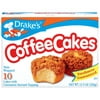 Drake���s Coffee Cakes with Cinnamon Streusel Topping, 48 Individually Wrapped Cakes, 8 Count, Pack of 6