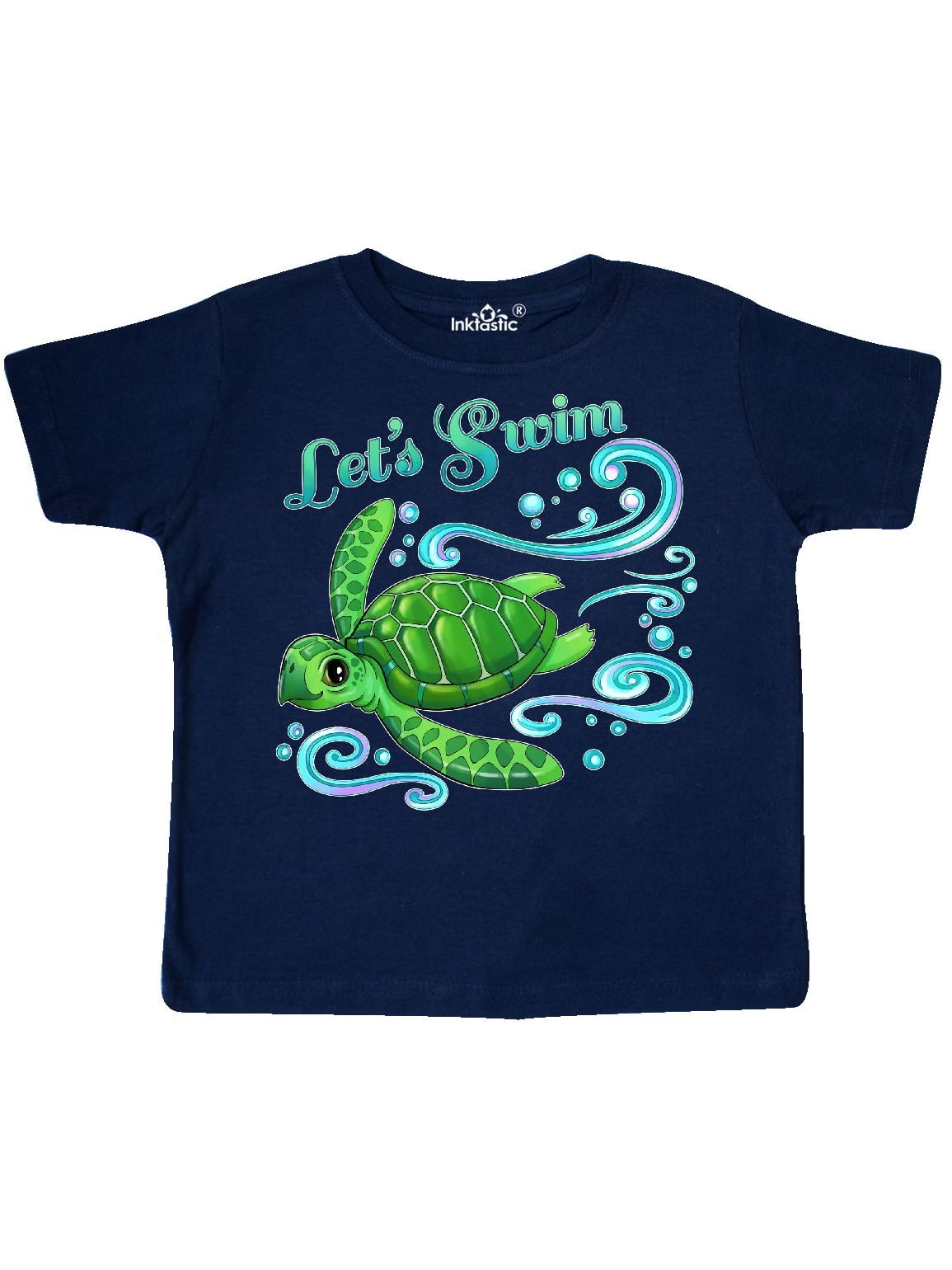 inktastic Summer Vacation Cute Sea Turtle Baby T-Shirt