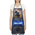 thumbnail image 3 of Ghostbusters Waterproof Cooking Aprons, Adjustable Bib Soft Chef Apron with 2 Pockets for Men Women, 3 of 8