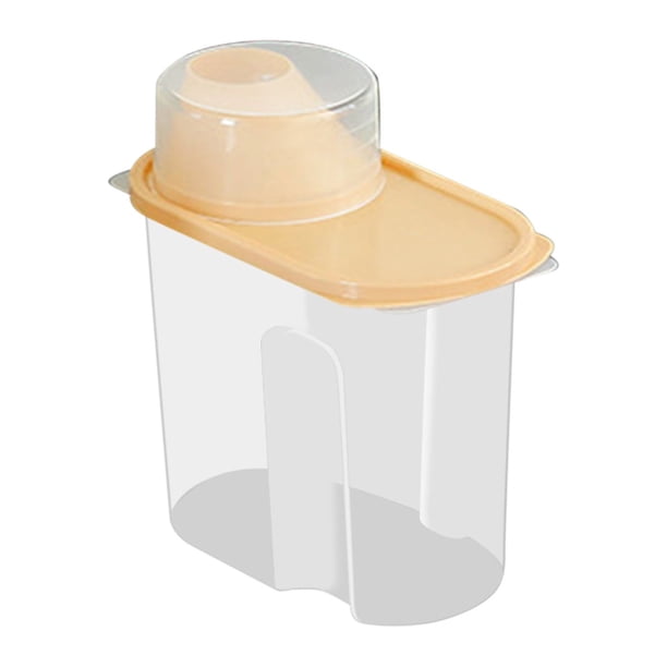 Tanque de Almacenamiento de Plástico Grande, Contenedor de Grano Grueso de 2,5 L, Caja Sellada para Almacenar Alimentos, Fácil de Limpiar y Usar, Organizador de Cocina, Uso En Restaurantes y