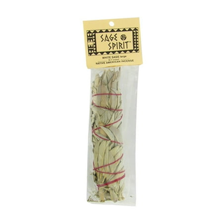 - Sage Spirit Smudge Wand Large White Sage 6-7 Inches Incense - 1 Ea