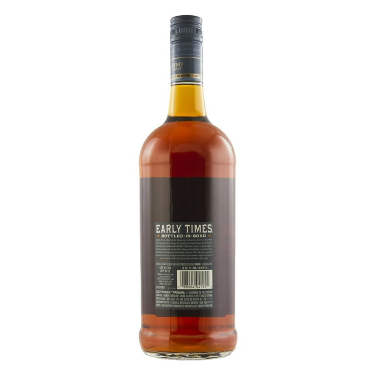 Early Times Bottled-In-Bond Kentucky Straight Bourbon Whisky, 1L