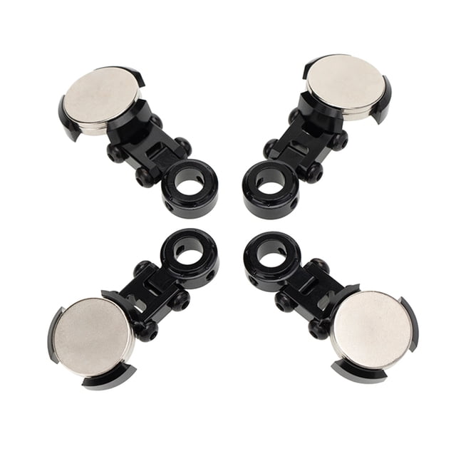 Control remoto Corporal Monte montaje de plástico Soportes de plástico Estilo de automóvil Modelo de simulación Modelo de mejora de vehículos Reemplazar Piezas Accesorio Negro 1/10 Advancent FN001248-04