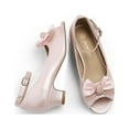 thumbnail image 2 of DREAM PAIRS Girls Dress Shoes Princess Wedding Party Flower Open-Toe Low Heel Shoes, 2 of 4