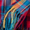 thumbnail image 6 of Prolriy Scarf for Women Autumn and Winter Colorful Plaid Shawl Thickening Warm Fringe Scarf Womens Scarf B, 6 of 8