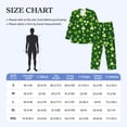 thumbnail image 4 of Salouo Happy St. Patrick's day Print Button-Front Long Sleeve Pajama Set for Men, Soft 2Pjs Men's Long Sleeve Sleepwear-Medium, 4 of 7