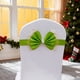 thumbnail image 1 of Funda de silla con lazo y respaldo de silla Decoración flores decorativas, 1 of 4