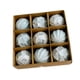 thumbnail image 5 of 9 piezas de pequeños colgantes navideños, adornos decorativos navideños, bolas navideñas colgantes para azul claro, 5 of 9