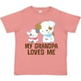 thumbnail image 3 of Inktastic My Grandpa Loves Me Girls Girls Toddler T-Shirt, 3 of 5