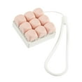 thumbnail image 2 of , Juguete antiestrés, -Llavero antiestrés, práctico para adultos, portátil, con -Cordón, Rosa, 2 of 9