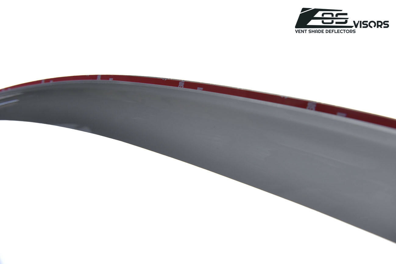 In-Channel Light Grey JDM Window Visor 2pcs For Honda Civic Coupe 2006-2011