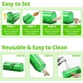 thumbnail image 6 of INFISU Humane Mouse Trap, Easy to Set, Reusable, Safe for Kids/Pets, Suitable for Outside Use, 2 Pack (Green), 6 of 8