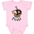 thumbnail image 3 of Inktastic Lil' Pirate Pirate Ship, Pink Bandana Boys or Girls Baby Bodysuit, 3 of 5